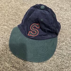 Vintage 90s Structure Embroidered Strapback Baseball Cap Hat S/M